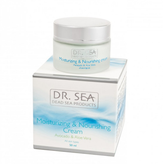 Dr. Sea Moisturizing and Nourishing Cream Avocado & Aloe Vera - Увлажняющий и питательный крем с авакадо и алоэ вера