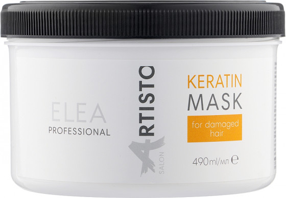 Elea Professional Artisto Salon Keratin Mask For Damaged Hair - Маска реструктурирующая для поврежденных волос