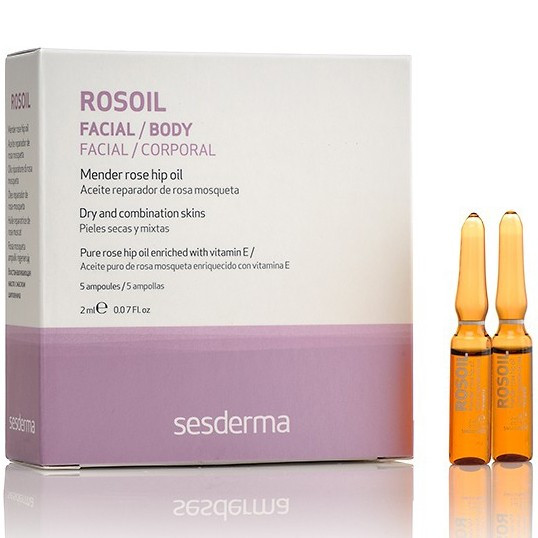 Sesderma Rosoil Rose Hip Oil - Ампулы Масло шиповника 95%