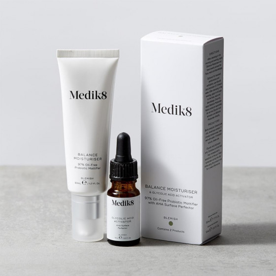 Medik8 Balance Moisturiser with Glycolic Acid Activator - Увлажняющий крем для проблемной кожи с пробиотиками и гликолевой кислотой - 2