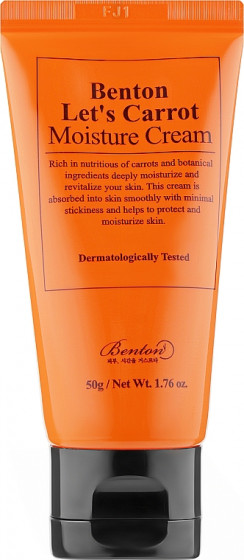 Benton Let`s Carrot Moisture Cream - Увлажняющий крем с маслом моркови