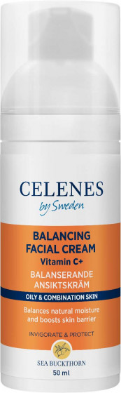 Celenes Sea Buckthorn Balancing Facial Cream - Балансирующий крем с облепихой для жирной и комбинированной кожи