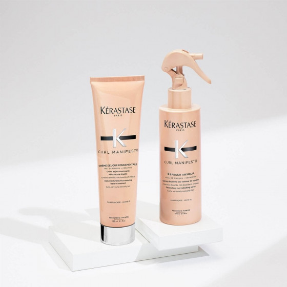 Kerastase Curl Manifesto Refresh Absolu - Несмываемый освежающий спрей-вуаль для вьющихся волос - 5