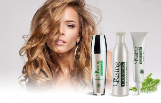 Orising Hair Filler System Volume Shampoo - Фито-эссенциальный шампунь для придания объема тонким волосам - 2