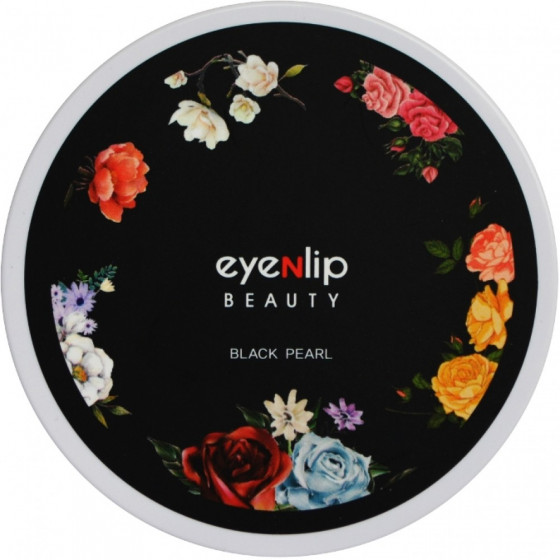 Eyenlip Black Pearl Hydrogel Eye Patch - Гидрогелевые патчи с пудрой черного жемчуга для кожи вокруг глаз - 1