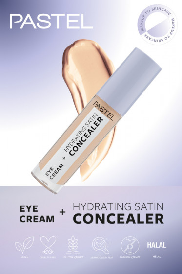 Pastel Eye Cream + Hydrating Satin Concealer - Крем для век + увлажняющий сатиновый консилер - 1