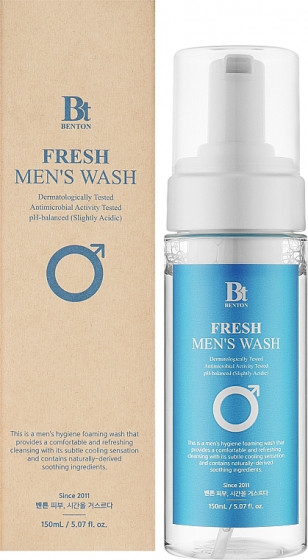 Benton Fresh Men's Wash - Освежающая пенка для интимной гигиены мужчин - 1