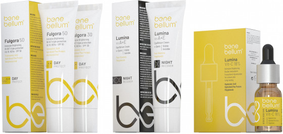Skin Tech Bene Bellum Fulgora SPF50+ - Интенсивный осветляющий крем с внутренней и наружной фотозащитой - 2