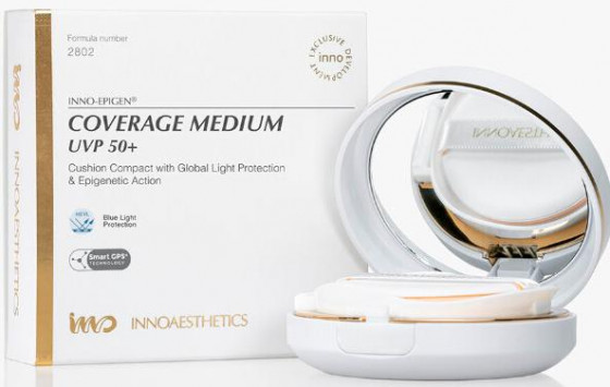 Innoaesthetics Inno-Epigen Coverage Light UVP 50+ - Тональная основа-кушон