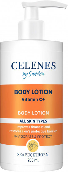 Celenes Sea Buckthorn Body Lotion - Лосьон для тела с облепихой для всех типов кожи