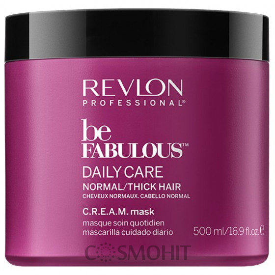 Revlon Professional Be Fabulous C.R.E.A.M. Mask - Маска для нормальных и густых волос