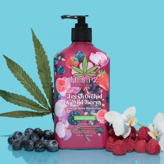 Hempz Body Moisturizer Fresh Orchid & Wild Berry - Молочко для тела "Орхидея-Дикие ягоды" - 1