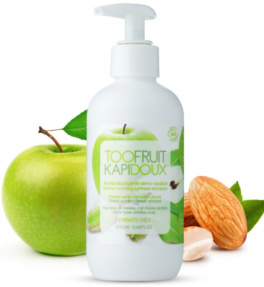 Toofruit Kapidoux Dermo-Soothing Shampoo - Смягчающий шампунь "Яблоко-миндаль" - 1