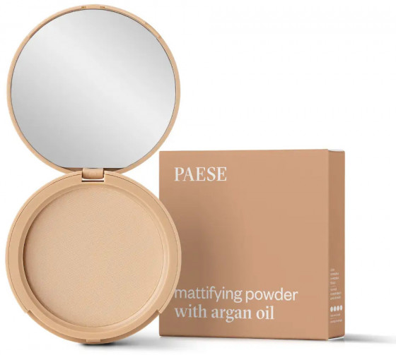 Paese Argan Oil Pressed Powder - Компактная матовая пудра с аргановым маслом - 1