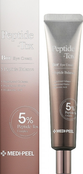 Medi Peel Peptide-Tox Bor Eye Cream - Крем для кожи вокруг глаз с пептидами - 1