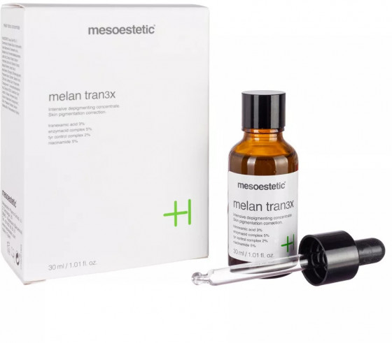 Mesoestetic Intensive Depigmentic Concentrate Melan Tran3X - Интенсивная депигментирующая сыворотка - 1