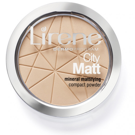 Lirene City Matt Mineral Mattifying Compact Powder - Минеральная матирующая пудра