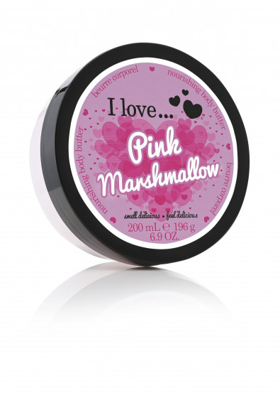 I Love Pink Marshmallow Body Butter - Масло для тела "Розовый зефир" - 1