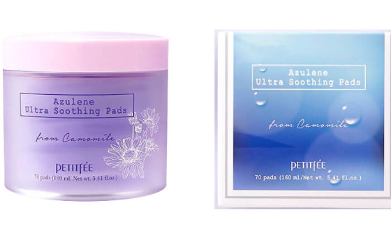 Petitfee & Koelf Azulene Ultra Soothing Pads - Ультра-увлажняющие подушечки