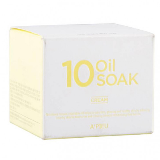 A'Pieu 10 Oil Soak Cream - Интенсивный крем на основе натуральных масел - 2