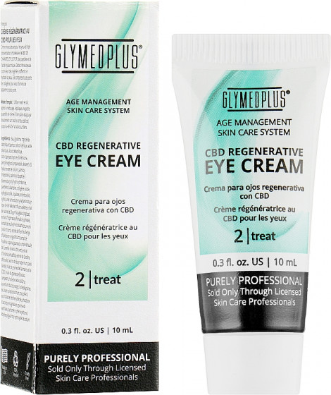 GlyMed Plus Age Management CBD Regenerative Eye Cream - Регенерирующий крем для кожи вокруг глаз - 1