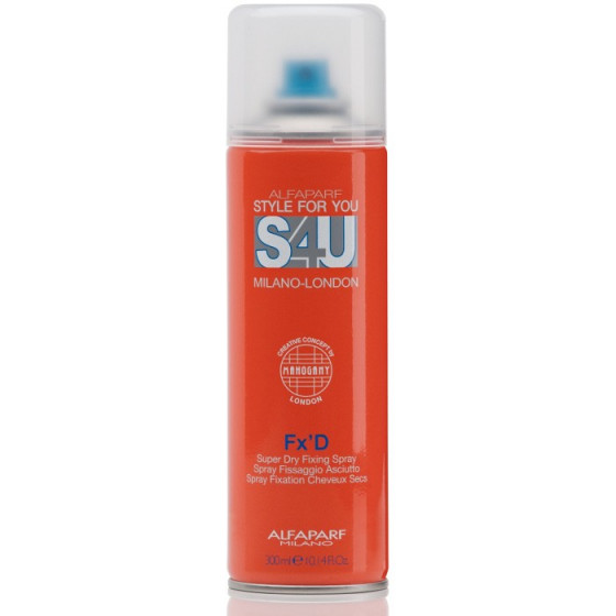 Alfaparf S4U Fx'D Super Dry Fixing Spray - Сухой спрей сильной фиксации для завершения укладки