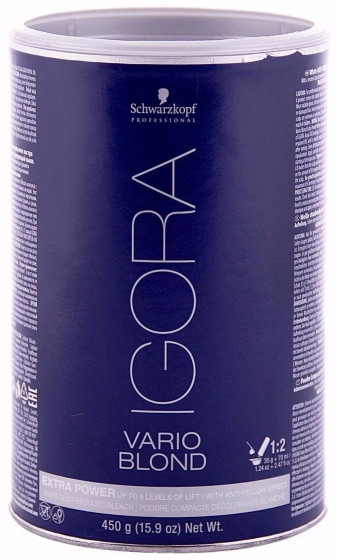 Schwarzkopf Professional Igora Vario Blond Extra Power - Экстрасильный осветляющий порошок для волос