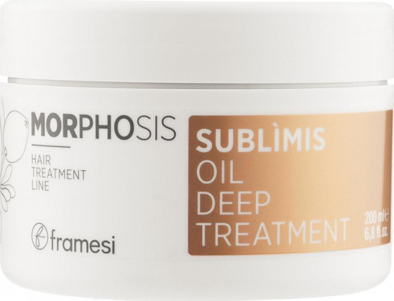 Framesi Morphosis Sublimis Oil Deep Treatment - Маска для волос с аргановым маслом