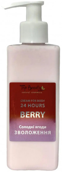 Top Beauty 24 Hours Cream for Body "Sweet Berry" - Крем для тела и рук увлажнение 24 часа "Сладкие Ягоды"