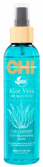 CHI Aloe Vera Curl Reactivating Spray - Спрей для волос с алоэ