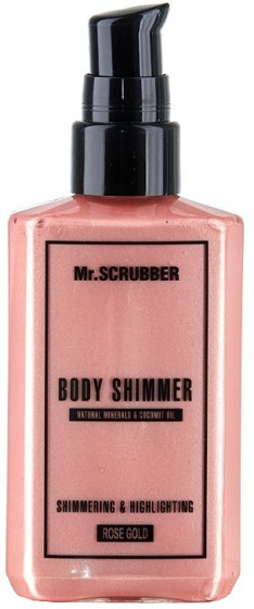 Mr.Scrubber Body Shimmer Rose Gold - Шиммер для тела