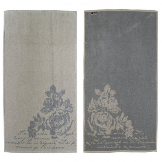 Pavia Jacquard Ecru-Rosesilver - Полотенце банное 