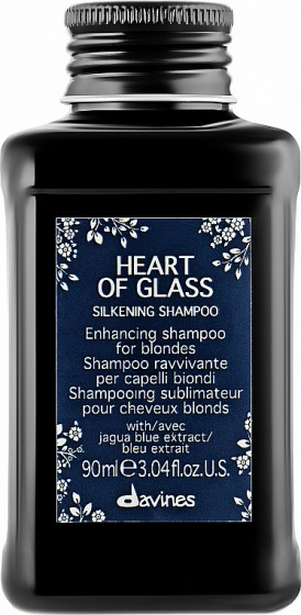 Davines Heart Of Glass Silkening Shampoo - Шампунь для шелковистости и поддержки блонда