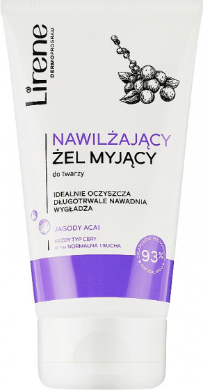 Lirene Acai Berry Moisturizing Gel - Увлажняющий гель с ягодами Асаи