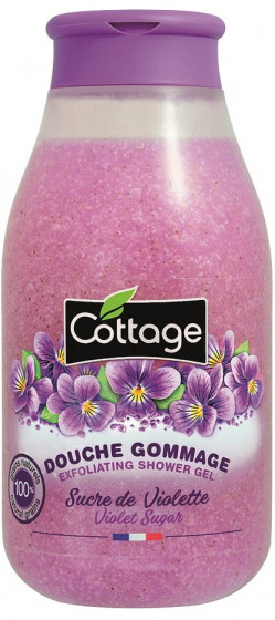 Cottage Violet Exfoliating Shower Gel - Гель-эксфолиант "Фиалка"