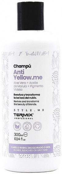 Termix Style.Me Anti Yellow.me Shampoo - Шампунь против желтизны для светлых волос