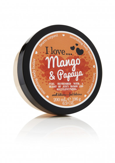 I Love Mango & Papaya Body Butter - Масло для тела "Манго и папайя" - 1