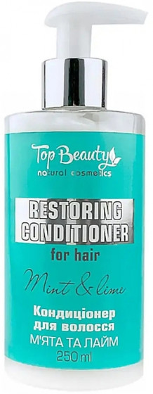 Top Beauty Restoring Conditioner For Hair Mint And Lime - Кондиционер для волос "Мята и лайм"