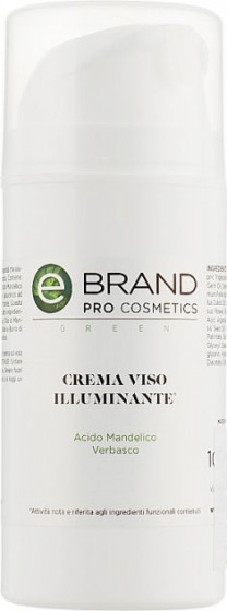 Ebrand Crema Viso Illuminante Acido Mandelico - Крем для лица "Сияние" с миндальной кислотой и экстрактом коровьяка