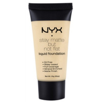 NYX Stay Matte But Not Flat Liquid Foundation - Матирующая тональная основа