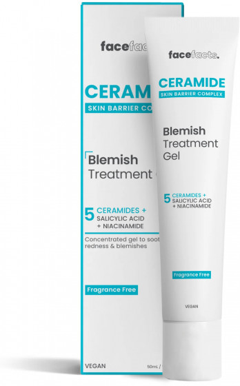 Face Facts Ceramide Skin Barrier Complex Blemish Treatment Gel - Гель с керамидами для уменьшения воспалений на коже лица