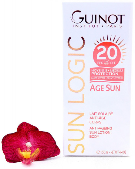 Guinot Age Sun Anti-Ageing Sun Lotion Body SPF20 - Антивозрастной лосьон от солнца для тела - 1