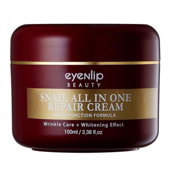 Eyenlip Snail All In One Repair Cream Tube - Крем для лица с фильтратом муцина улитки