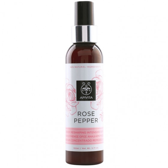 Apivita rose pepper body reshaping intensive serum - Интенсивная корректирующая сыворотка для тела "Роза и перец"