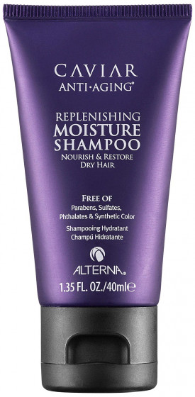 Alterna Caviar Anti-Aging Replenishing Moisture Shampoo - Безсульфатный увлажняющий шампунь с экстрактом черной икры