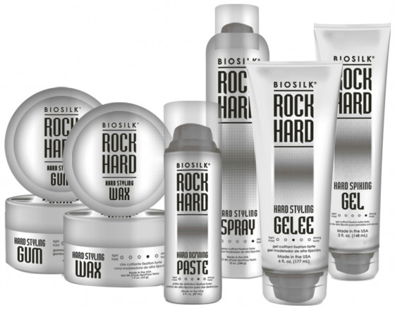 Biosilk Rock Hard Firm Spray - Лак для волос экстрасильной фиксации - 1