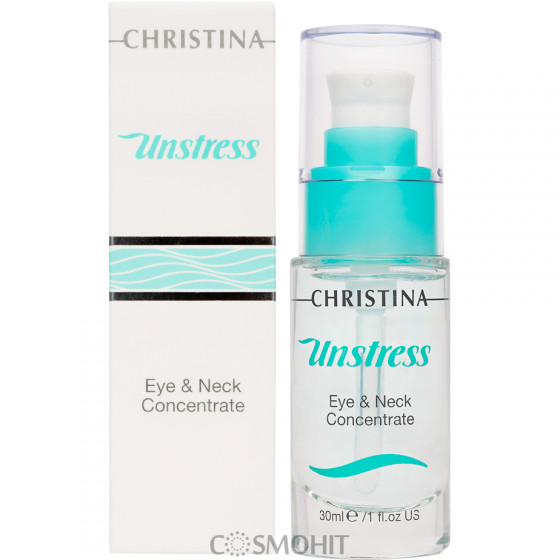 Christina Unstress Eye And Neck Concentrate - Концентрат для кожи вокруг глаз и шеи 