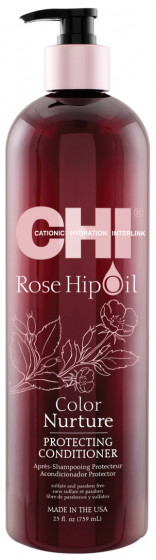 CHI Rose Hip Oil Color Nurture Protecting Conditioner - Защитный кондиционер с маслом шиповника