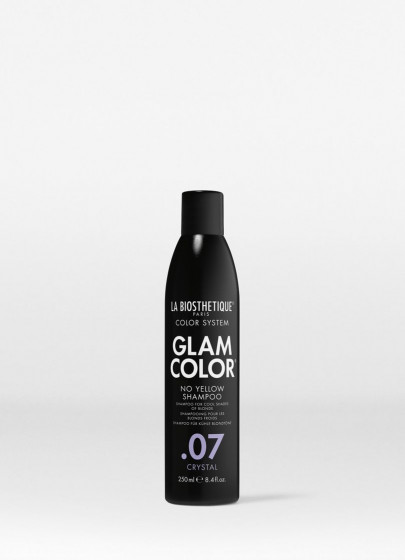 La Biosthetique Glam Color No Yellow Shampoo .07 Crystal - Безсульфатный шампунь для защиты и поддержания цвета волос - 1