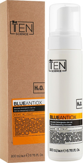 Ten Science Blue Antiox Cleansing Mousse - Детокс мусс-очиститель для лица